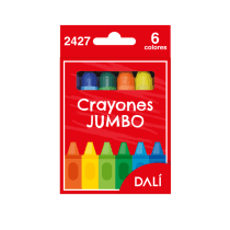 Crayolas jumbo 6 colores