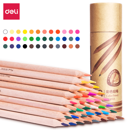 Lapices color deli x36