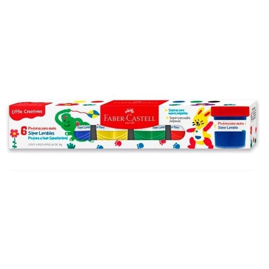 Dactilopintura todos los colores faber castell