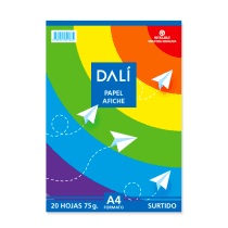 Block dl a4 papel afiche x 20 hjs