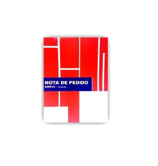 Nota de pedido simple corta