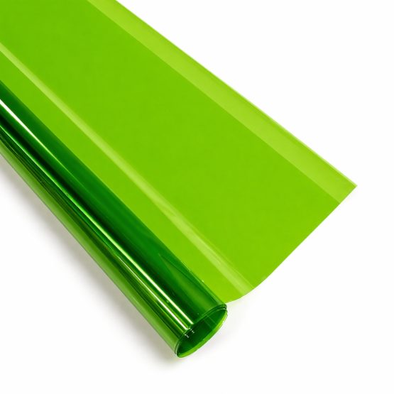 Papel celofán verde