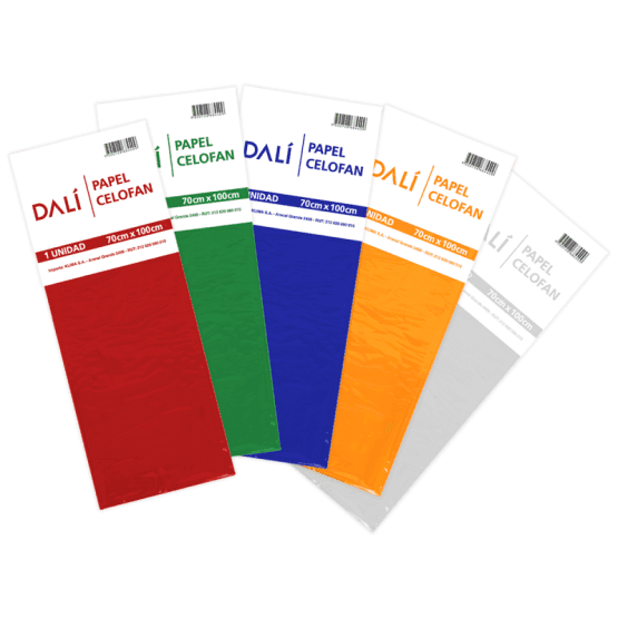 Papel celofan transparente