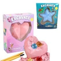 Juego de excavacion gemas y oceano