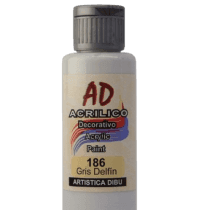 Acrilico ad gris delfin 186