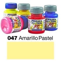 Pintura tela ad amarillo pastel 047