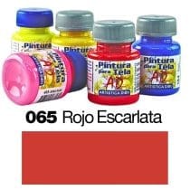 Pintura tela ad rojo escarlata 065