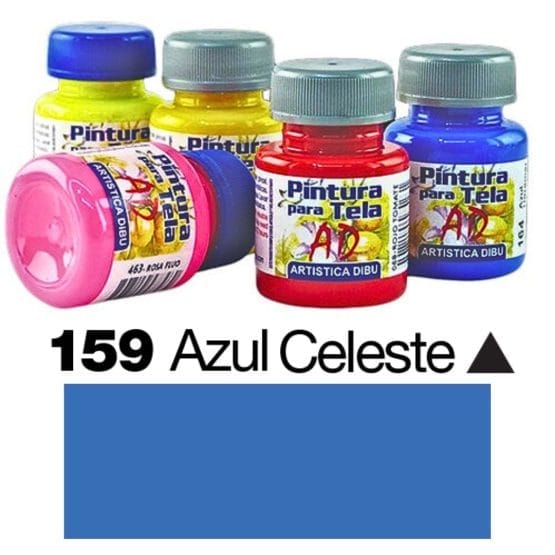 Pintura tela ad azul celeste 159