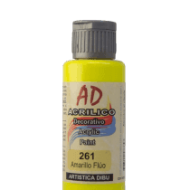 Acrilico ad amarillo fluo 261