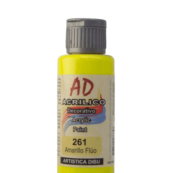 Acrilico ad amarillo fluo 261