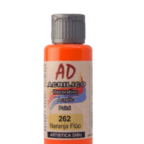 Acrilico ad naranja fluo 262