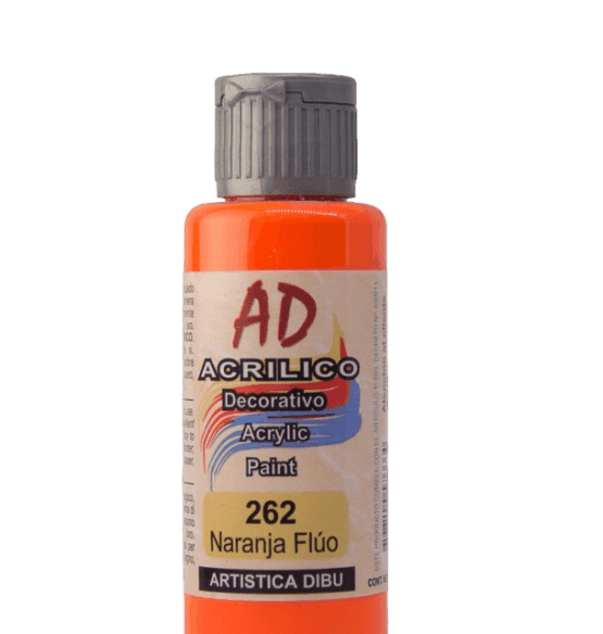 Acrilico ad naranja fluo 262