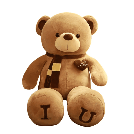Oso de peluche 100cm con bufanda