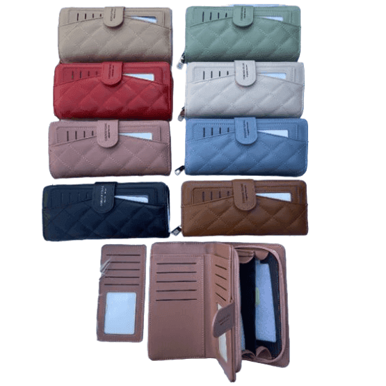 Billetera dama diseño rombos