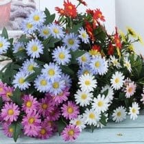 Flores artificiales margarita