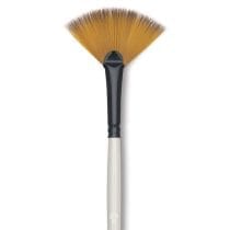 Pincel abanico nº4 mango blanco