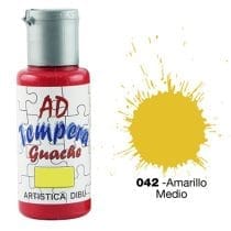 Tempera ad amarillo medio 50ml