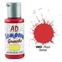 Tempera ad rojo señal 50ml