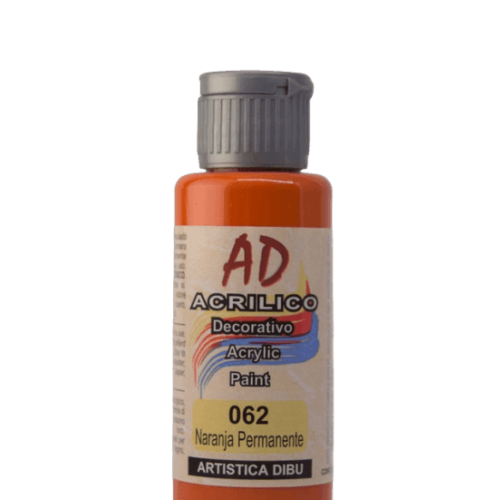 Acrilico ad naranja permanente 062