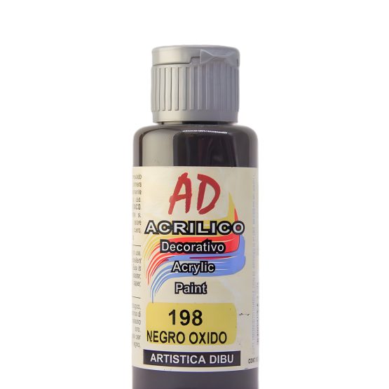 Acrilico ad negro oxido 198
