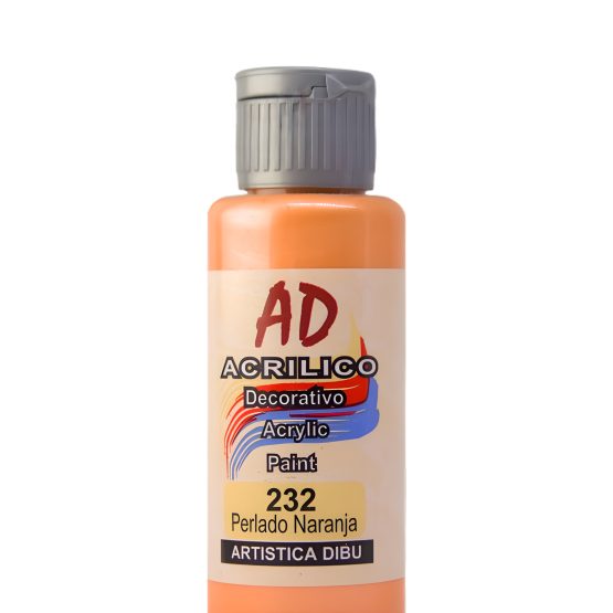 Acrilico ad perlado naranja 232