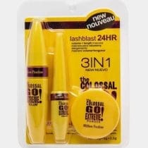 Máscara con delineador y polvo