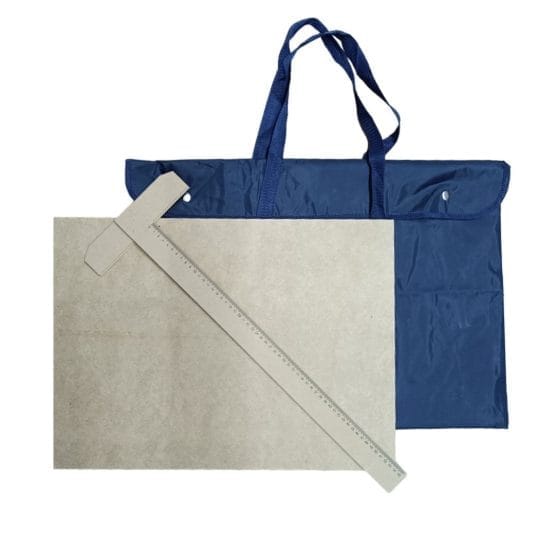 Tabla 1/4 w con funda y regla completo