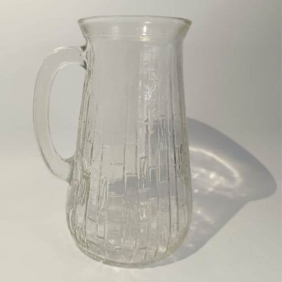 Jarra de vidrio glacial