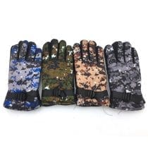 Guantes moto camuflados ajustables