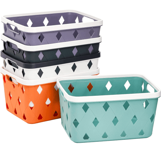 Organizador canasto diseño rombos chico