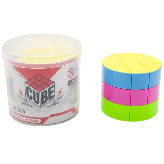 Cubo magico de rubik cilindrico