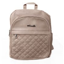 Mochila cierre frontal diseño rombos