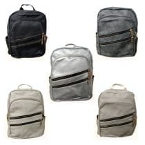 Mochila cierre diagonal varios colores