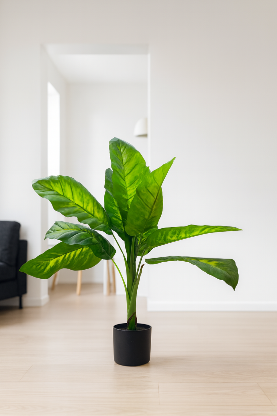 Planta artificial dieffenbachia 100cm