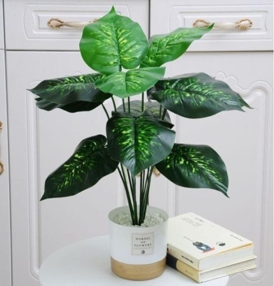 Planta artificial dieffenbachia 40cm