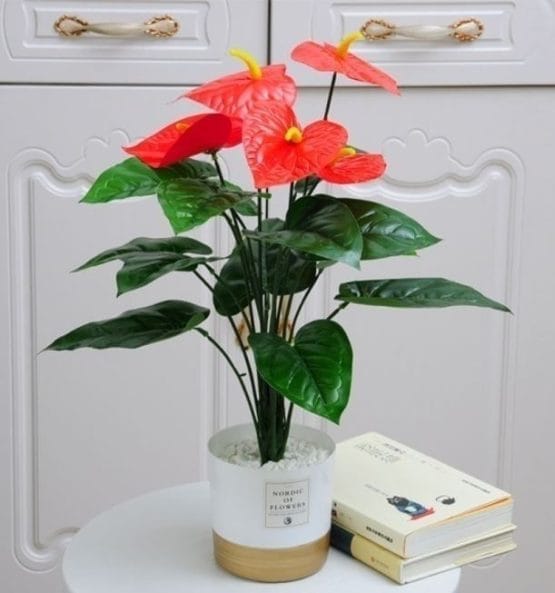 Planta artificial anthurium 40 cm