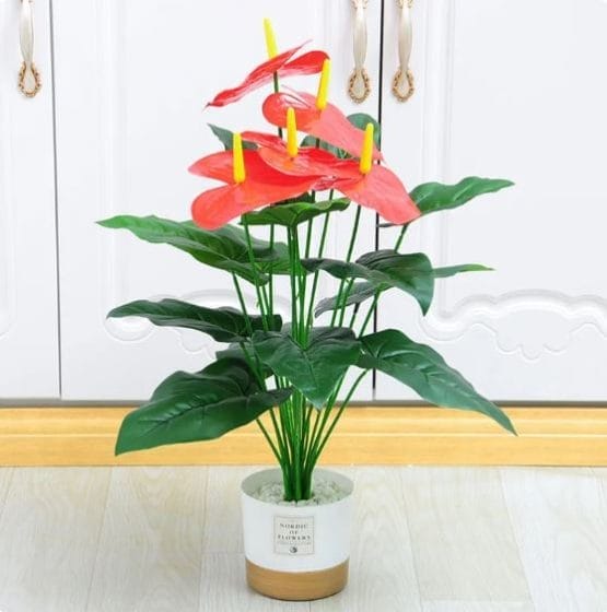 Planta artificial anthurium 60 cm