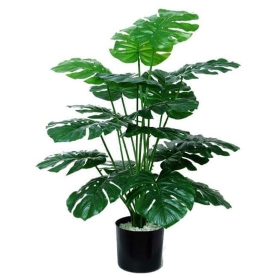 Planta artificial esqueleto de caballo 60 cm maceta negra