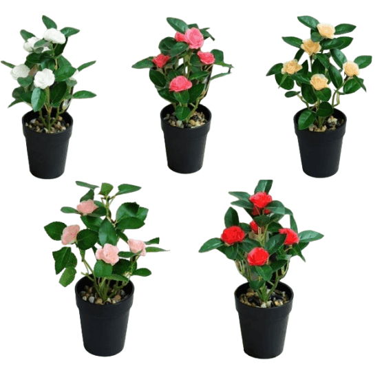 Planta artificial rositas 26 cm