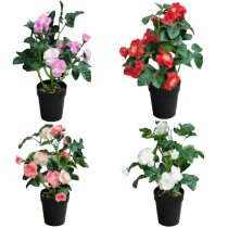 Planta artificial hibisco 28 cm