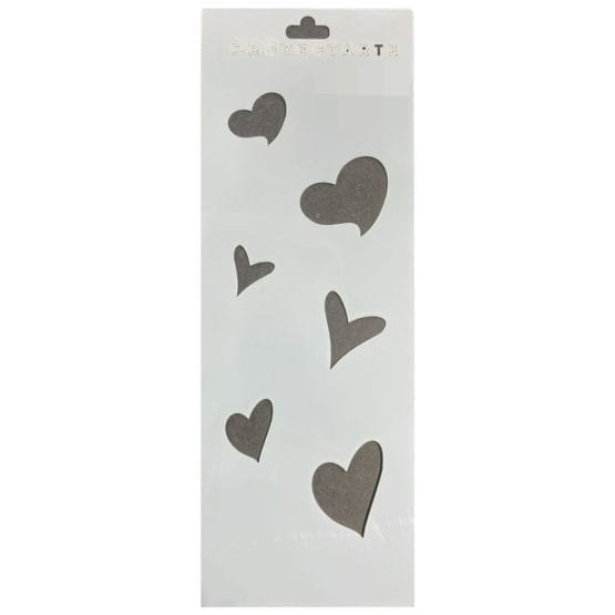 Stencil corazones