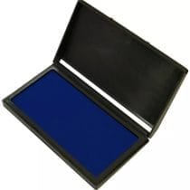 Almohadilla para sellos negro-rojo-azul