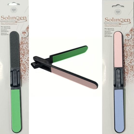 Lima de uñas 4 caras plegable