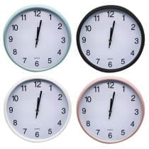 Reloj de pared 30cm aro color