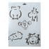 Stencil animales de la selva