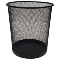 Papelera metal calada mediana