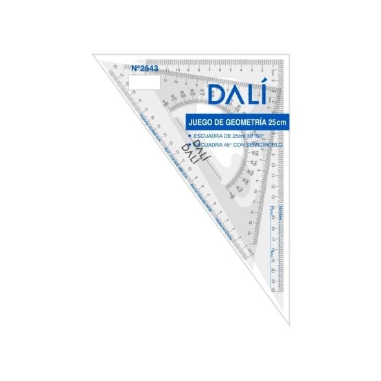 Juego escuadras 25cm nº2026