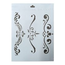 Stencil arabescos 20x15cm