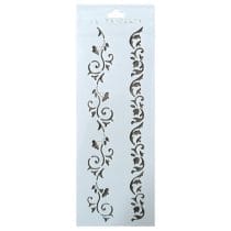 Stencil puntillas flores