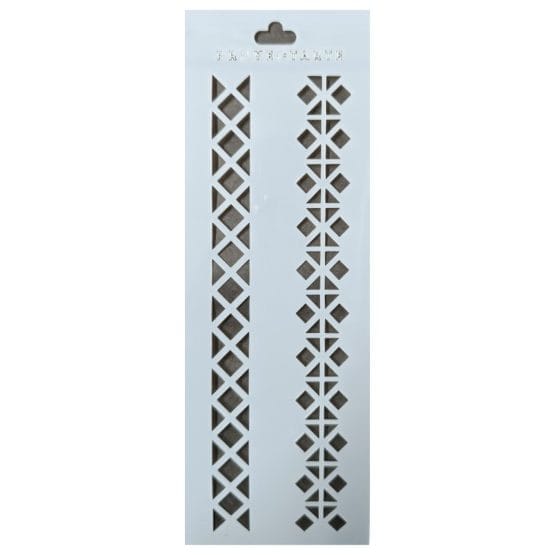 Stencil puntilla romboide